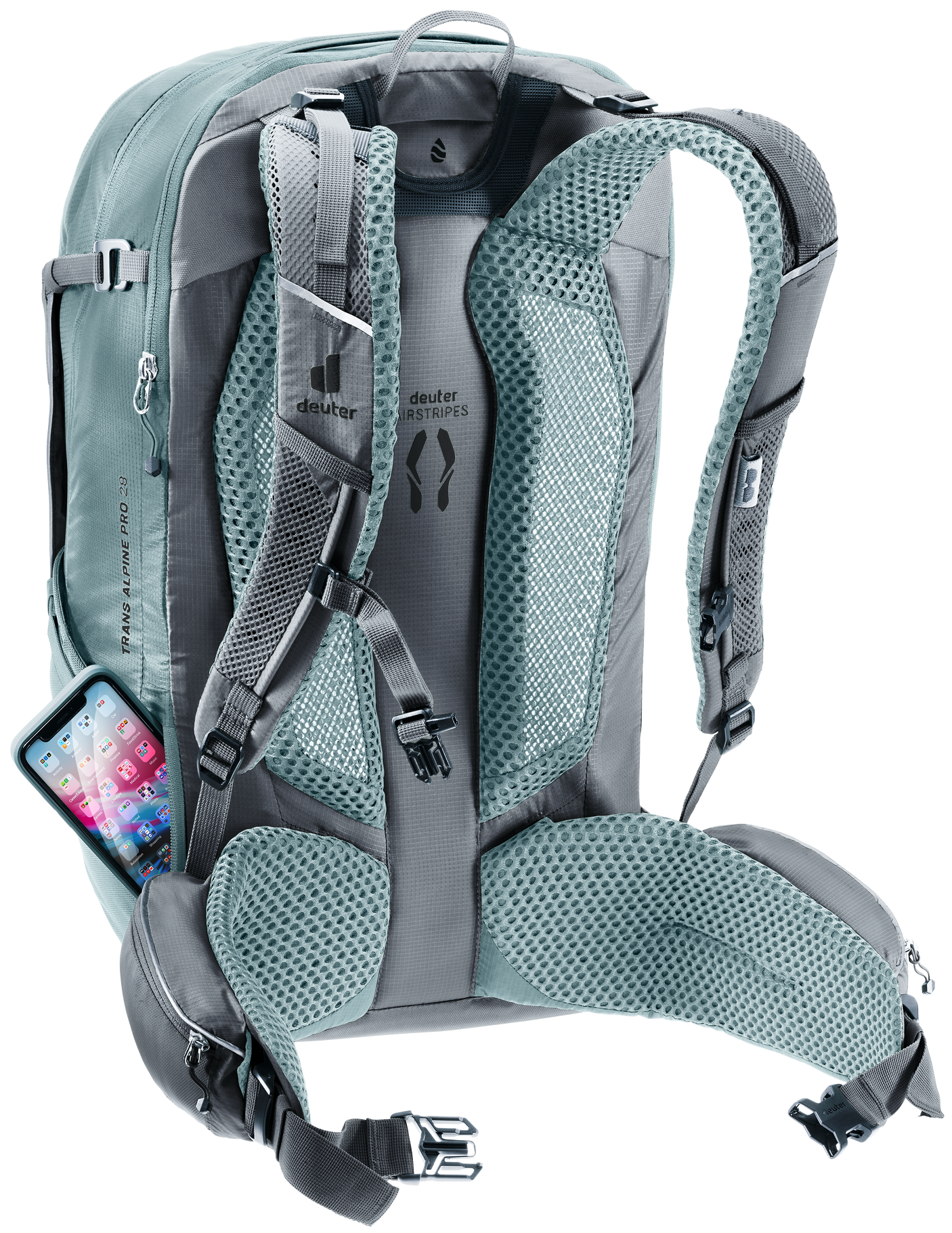 deuter Trans Alpine Pro 28 fietsrugzak graphite-shale