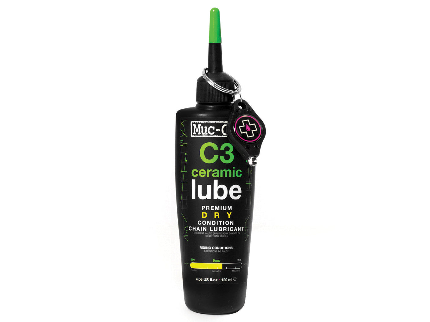 Muc-Off C3 Dry Ceramic Lube Kettingolie 120ml