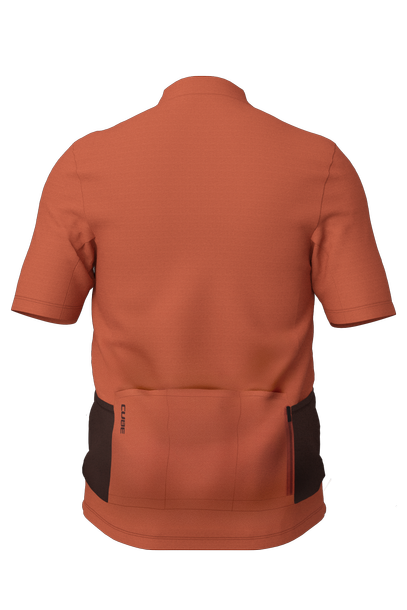 Cube GRAVEL Shirt Full Zip CARGO korte mouw rood