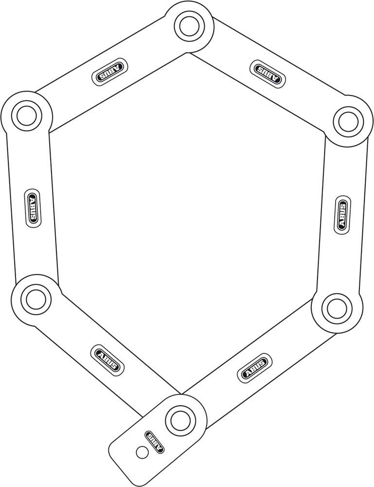ABUS uGrip Bordo 5700 vouwslot zwart