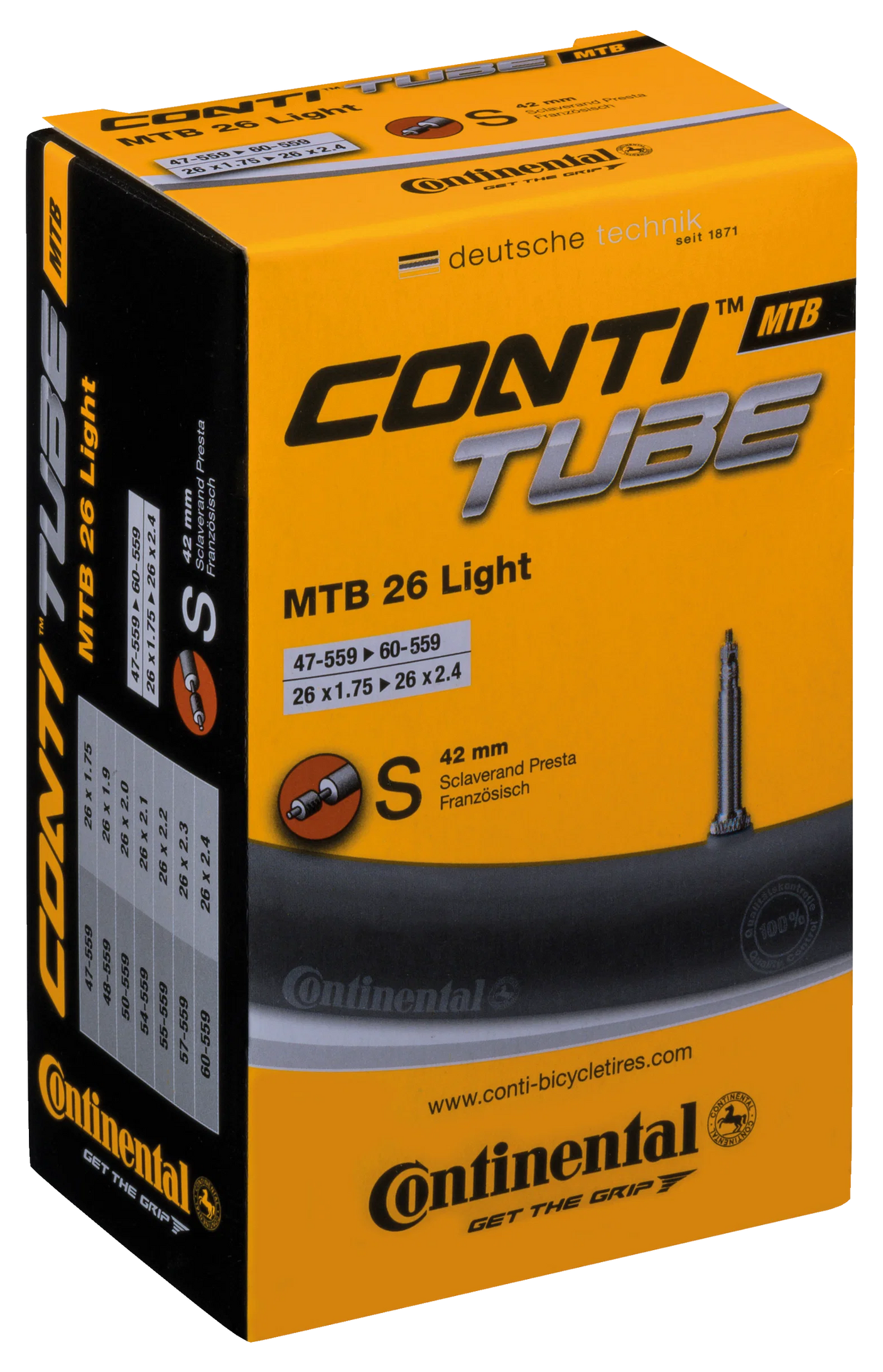 Continental MTB 26 Light binnenband 26"
