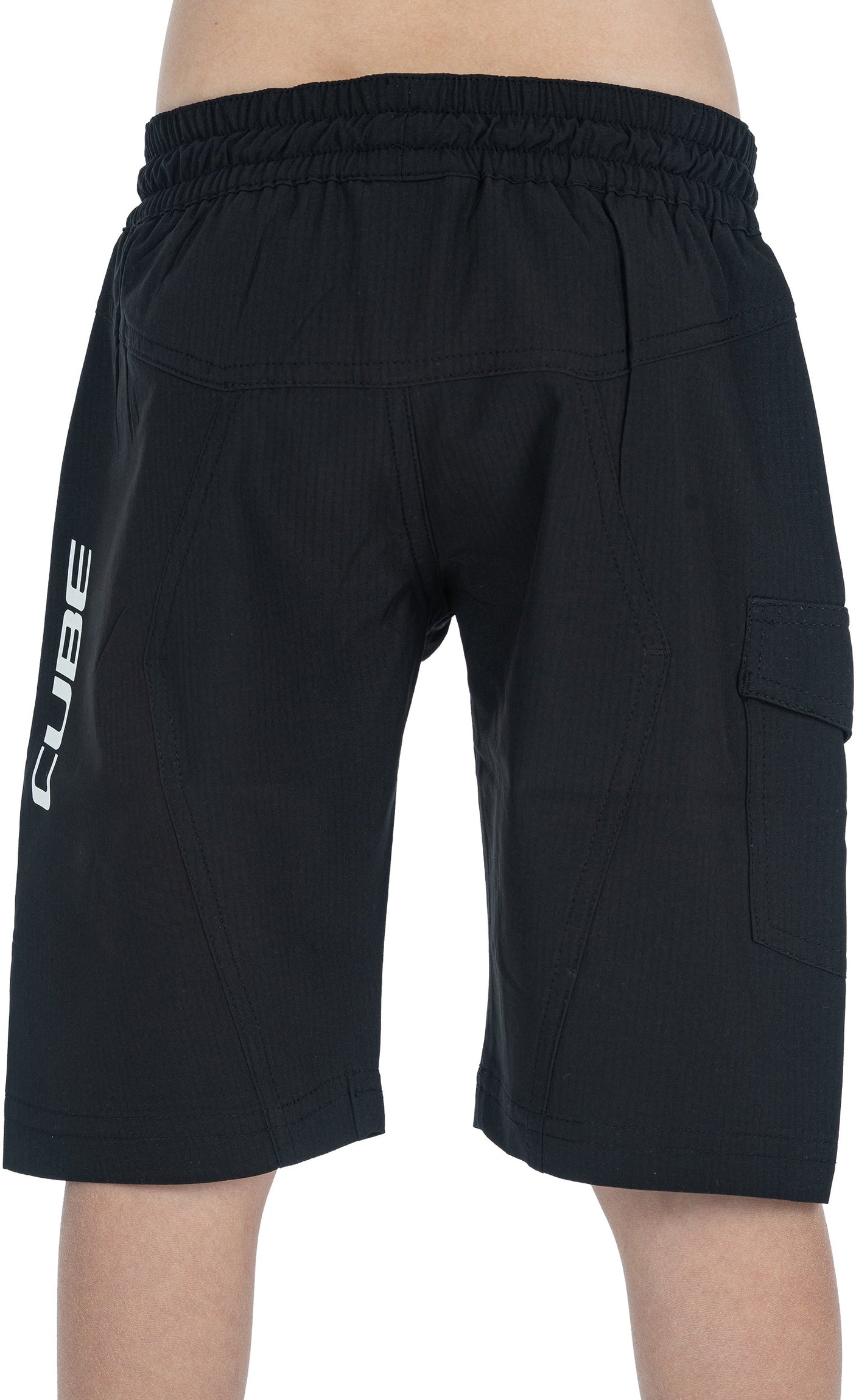 CUBE TEAMLINE Baggy Shorts ROOKIE zwart´n´wit