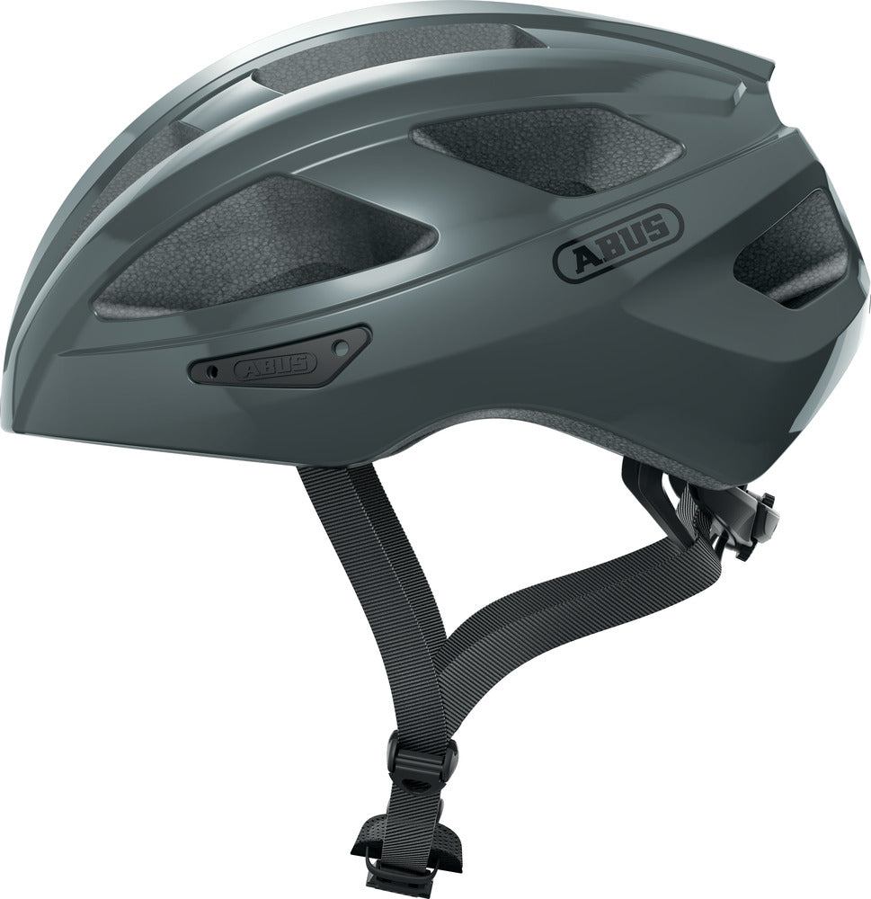 ABUS Macator Helm Road race grijs