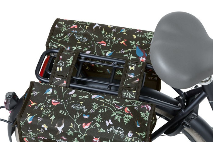 Basil Wanderlust dubbele bagagedrager tas 35l zwart