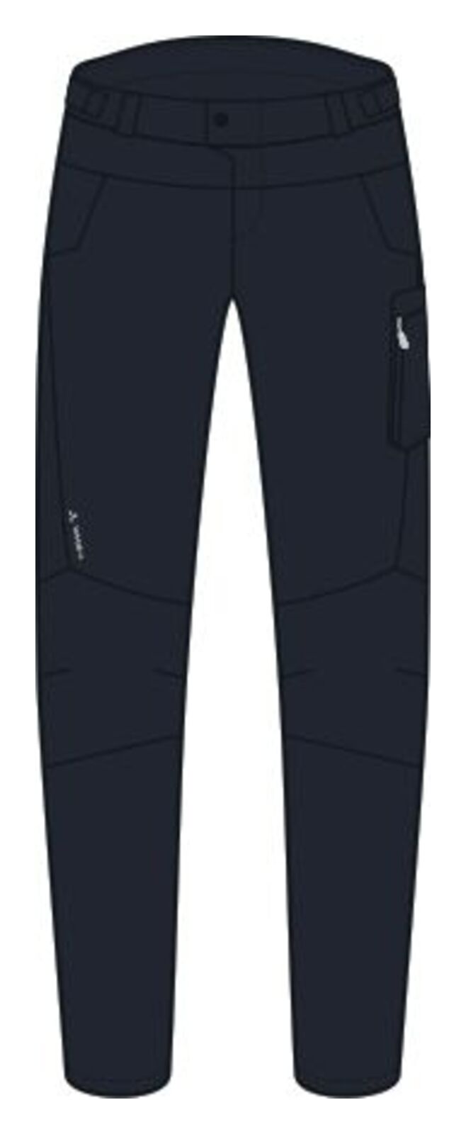 VAUDE Qimsa Broek Heren zwart