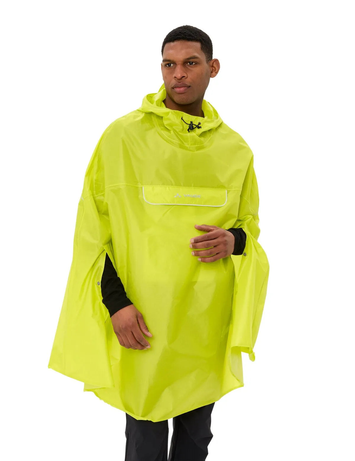 VAUDE Valdipino Poncho neon geel uni