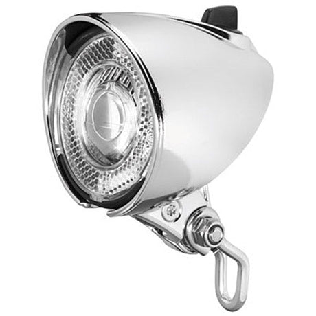 Busch + Müller Lumotec Classic N LED koplamp zilver