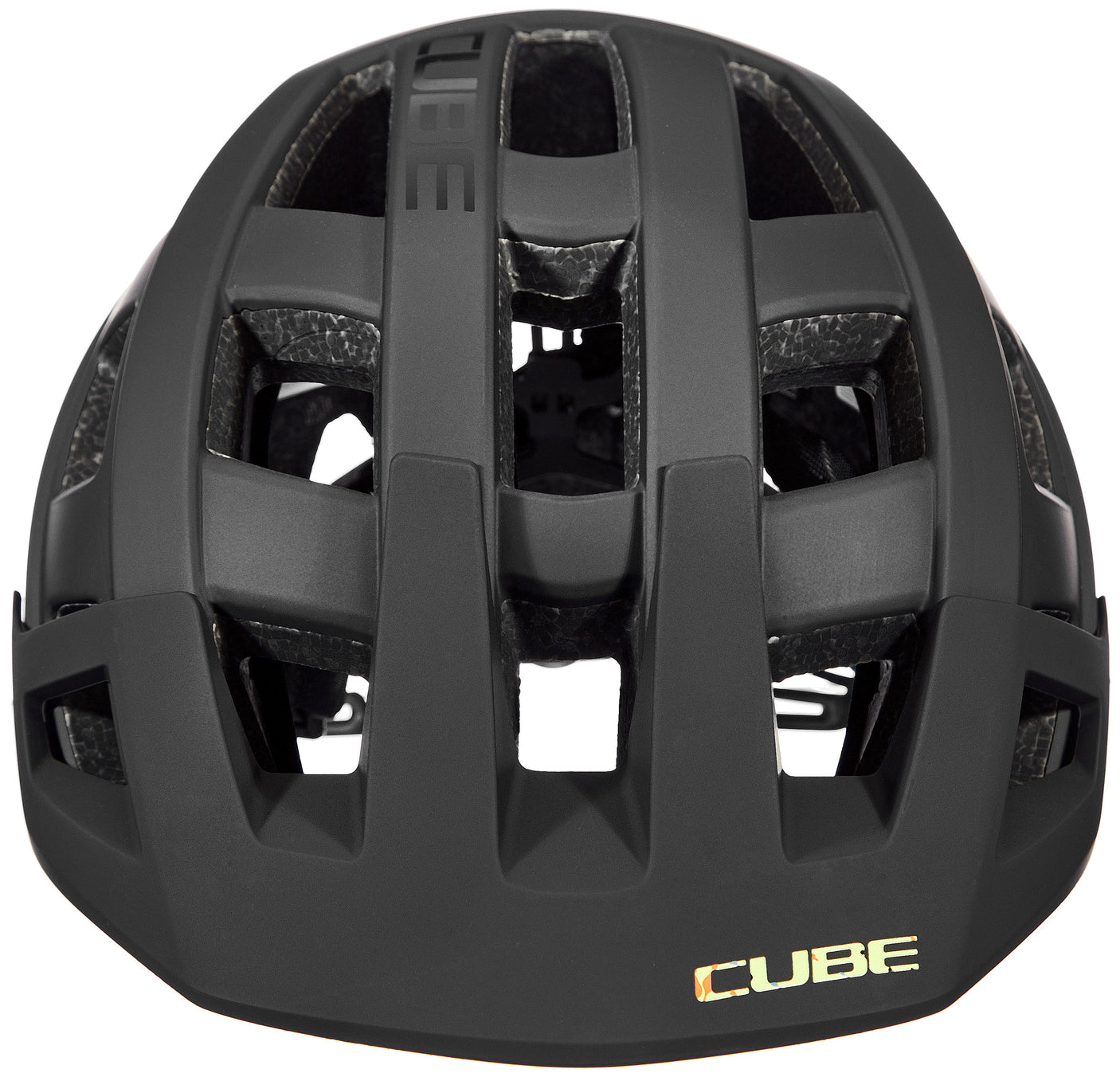 CUBE BADGER MTB-helm black´n´splash