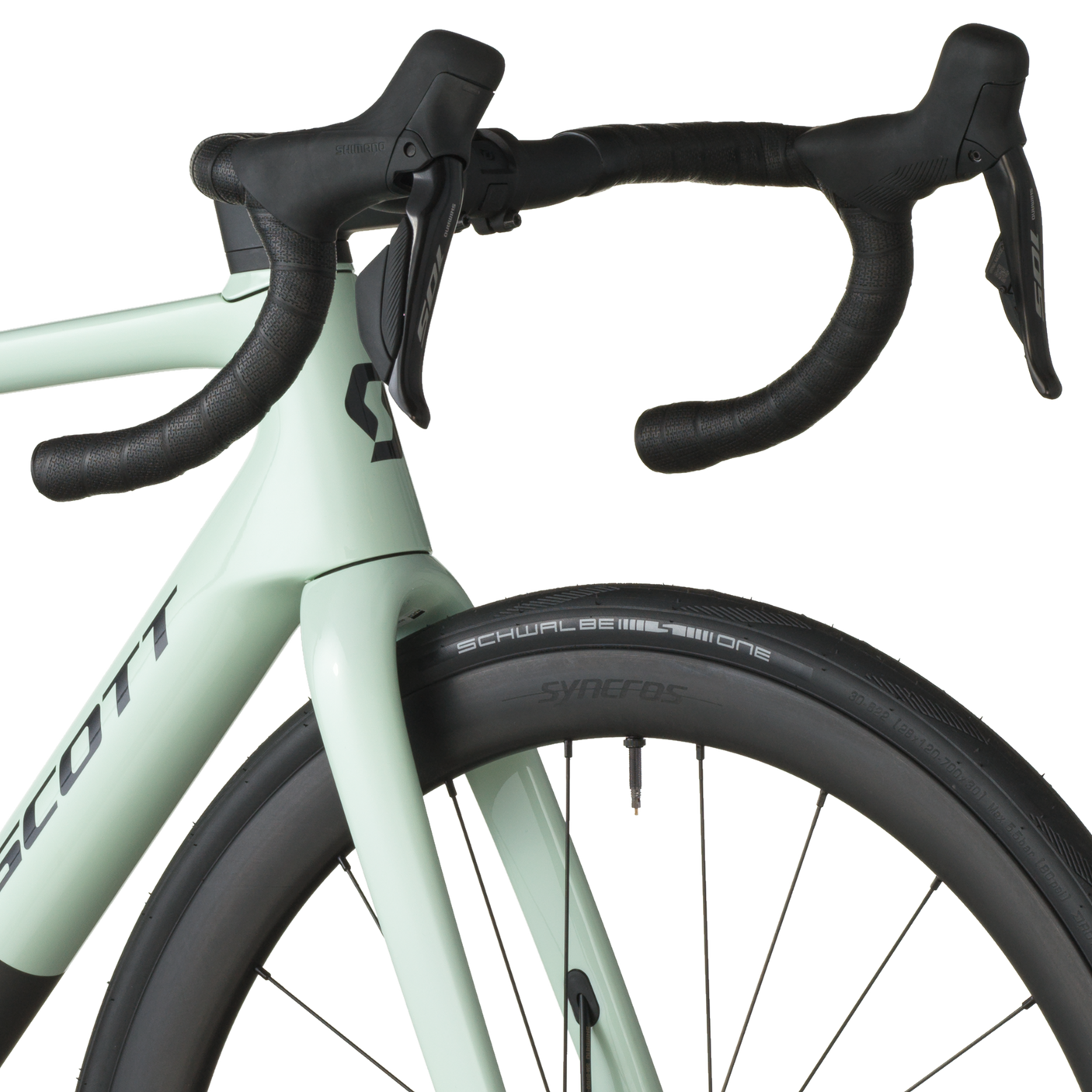 Scott Addict RC 30 bevroren groen/carbon zwart