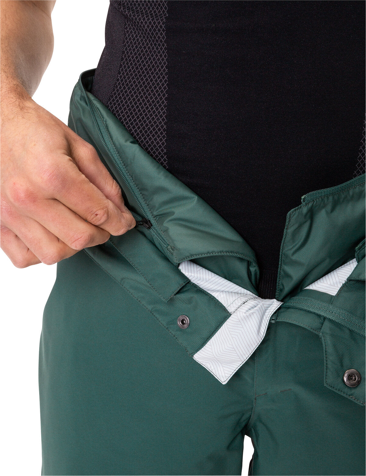 VAUDE Heren All Year Moab 2in1 Regenbroek groen
