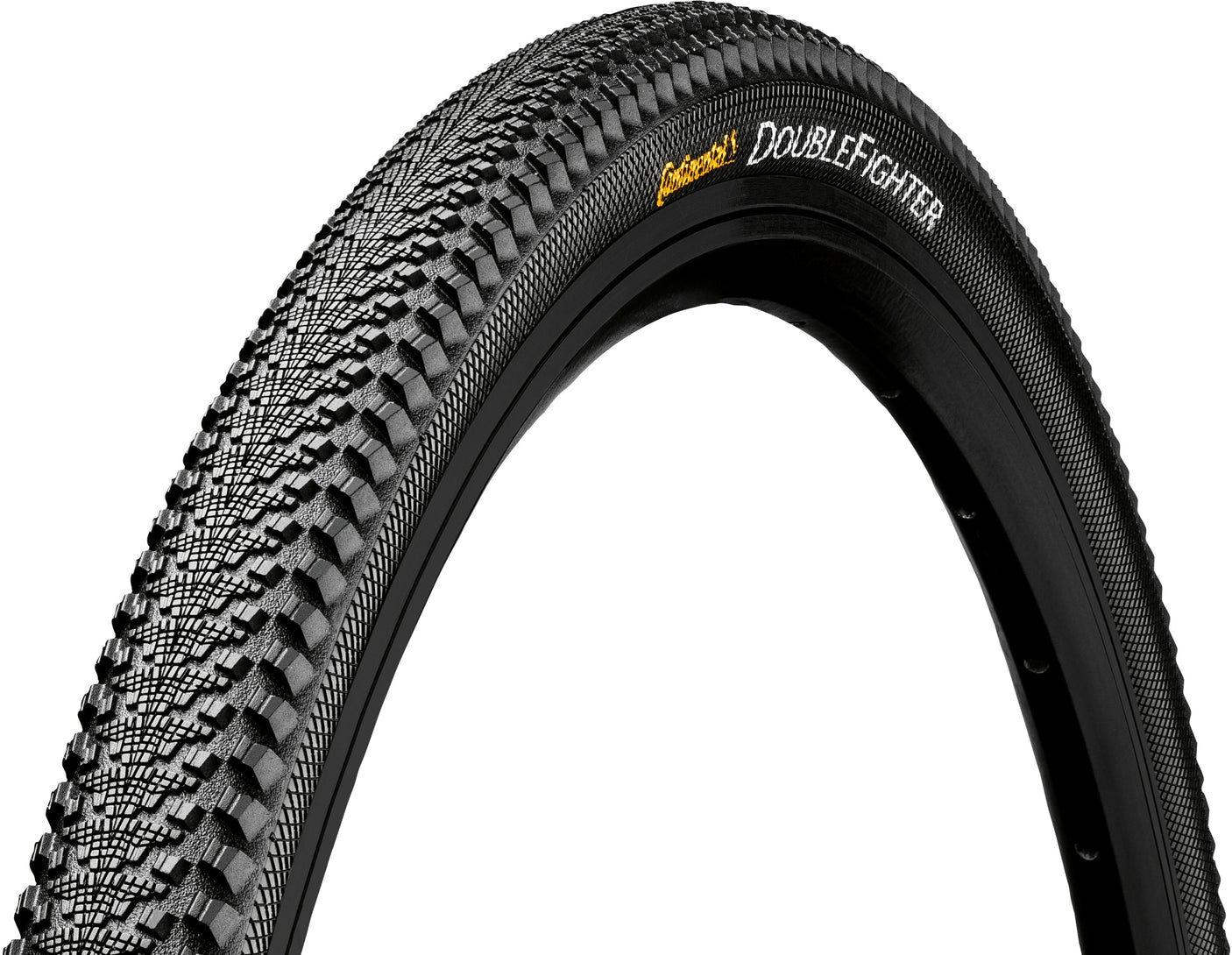 Continental Double Fighter III Draadband 26x1.90" Reflex zwart