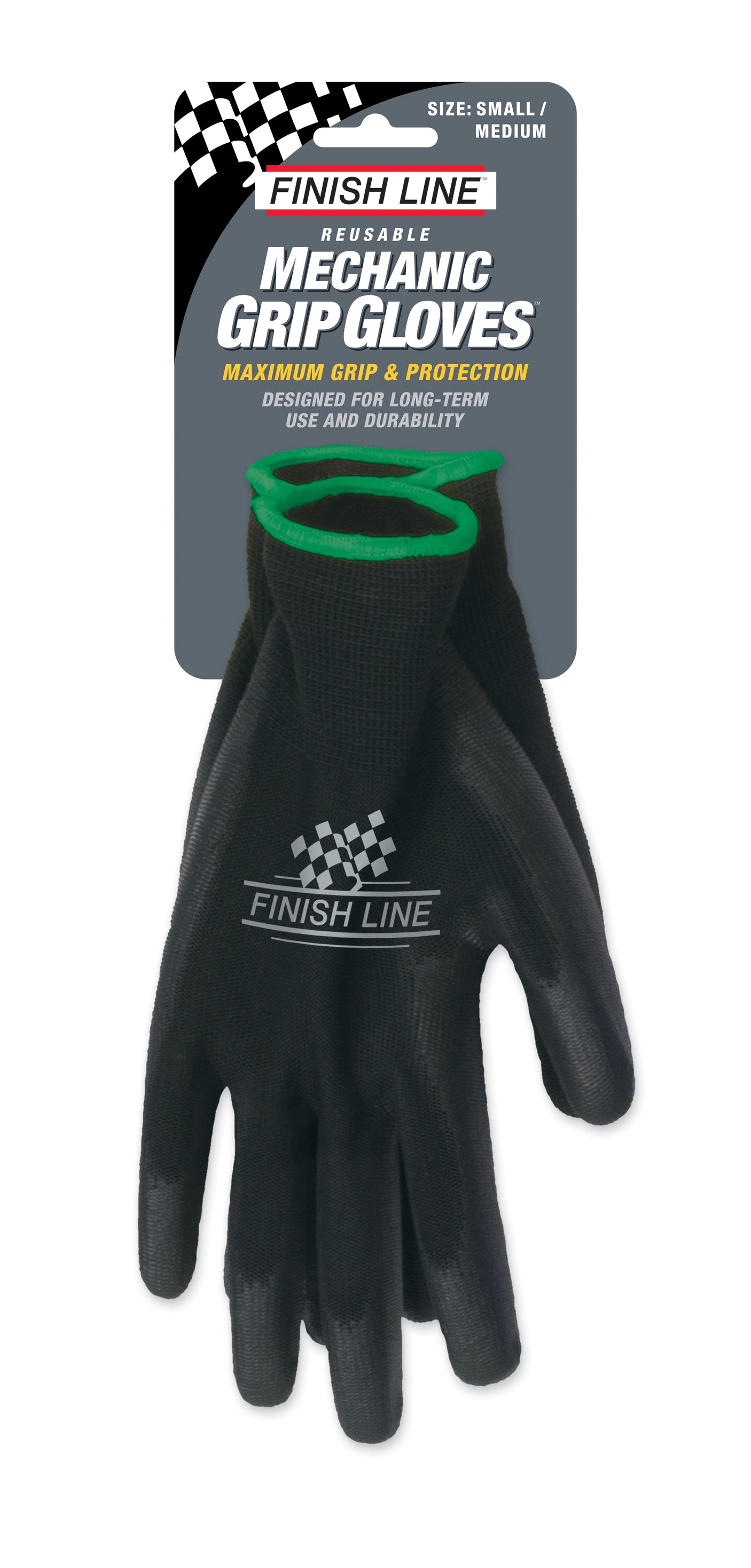 Finish Line Mechanic handschoenen zwart S/M