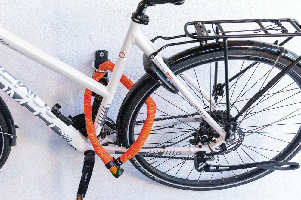 ABUS WBA65 B/SB Wand-/vloeranker met fietsbeugel zwart