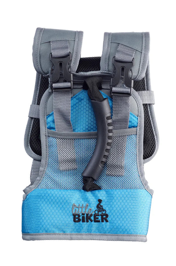 little Biker fietsleerjack Soft Blue