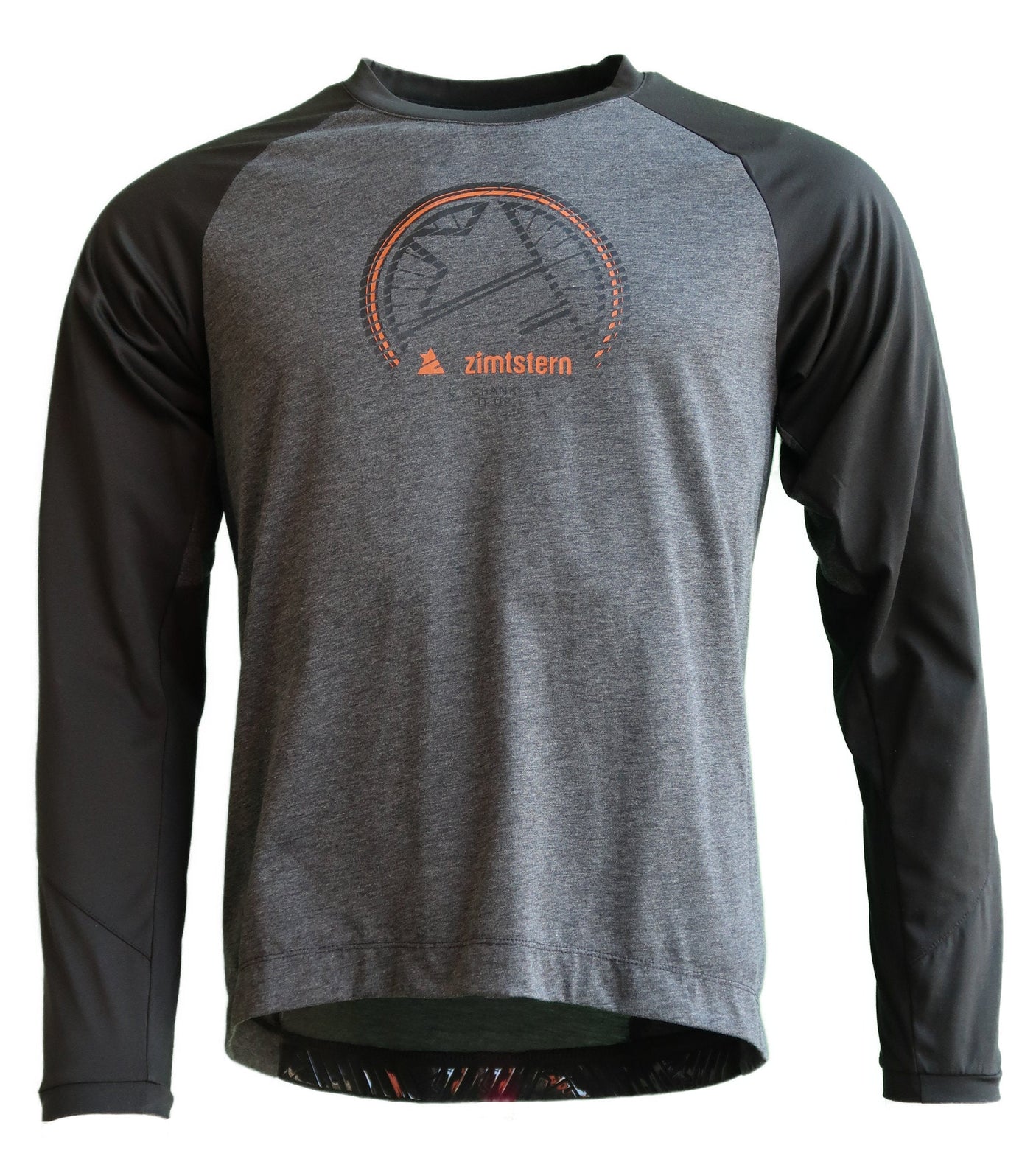 Zimtstern PureFlowz Shirt LS Heren Pirate Black Melange / Pirate Black