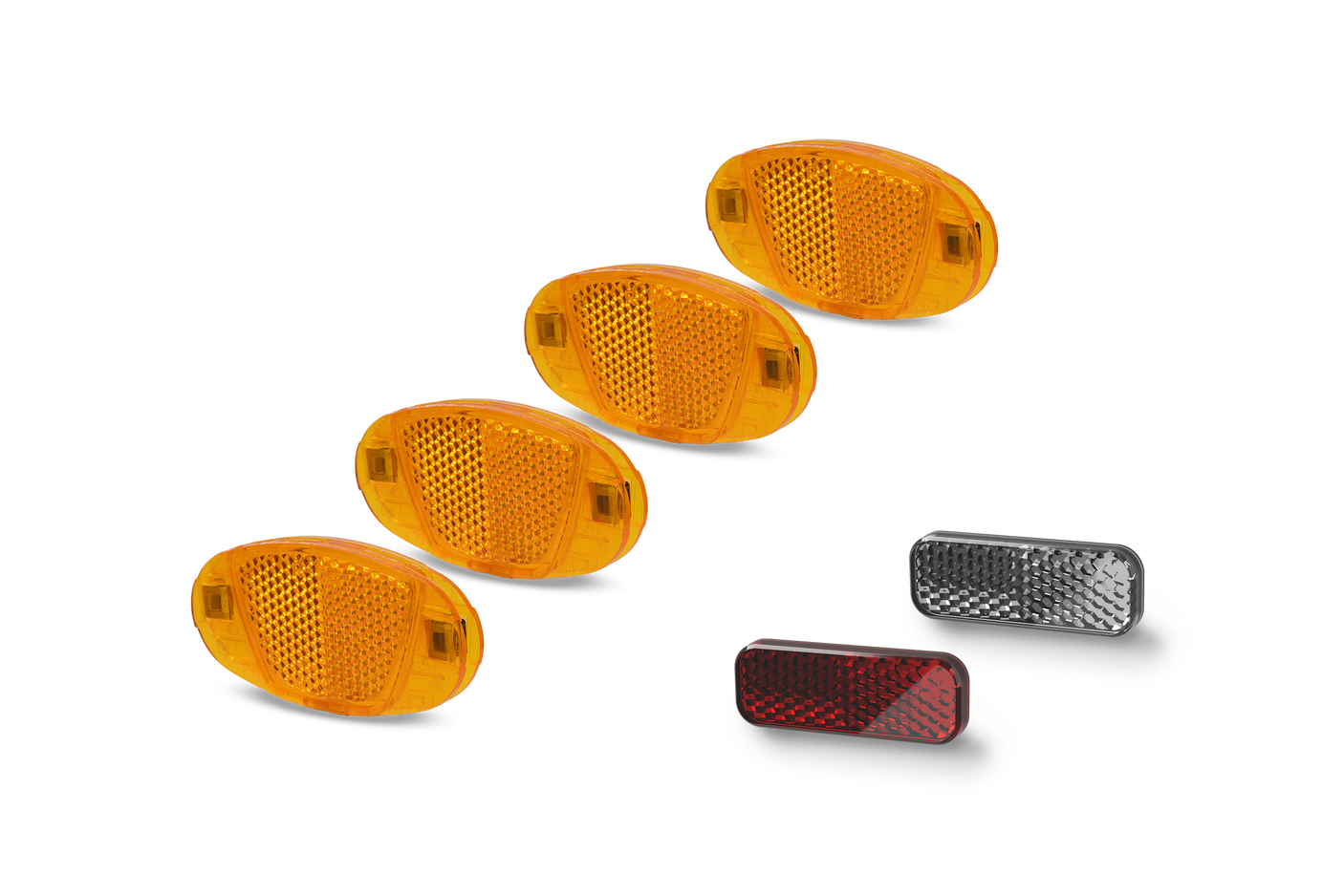 ACID reflectorset voor stuur / zadelpen