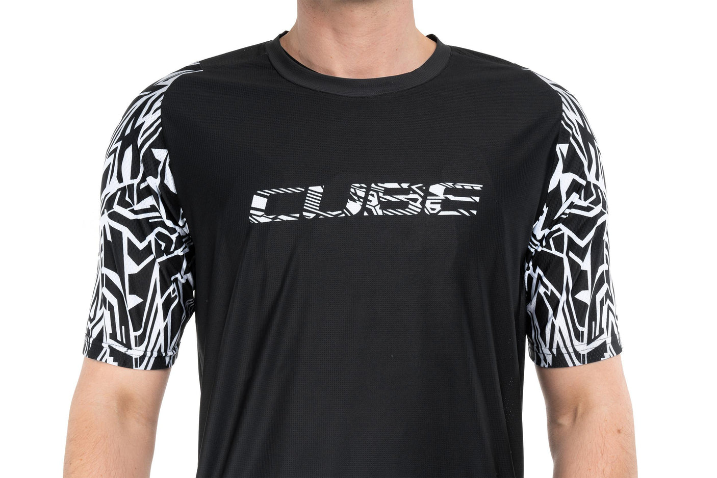 Cube MTB Shirt Razzle Dazzle korte mouw black´n´white