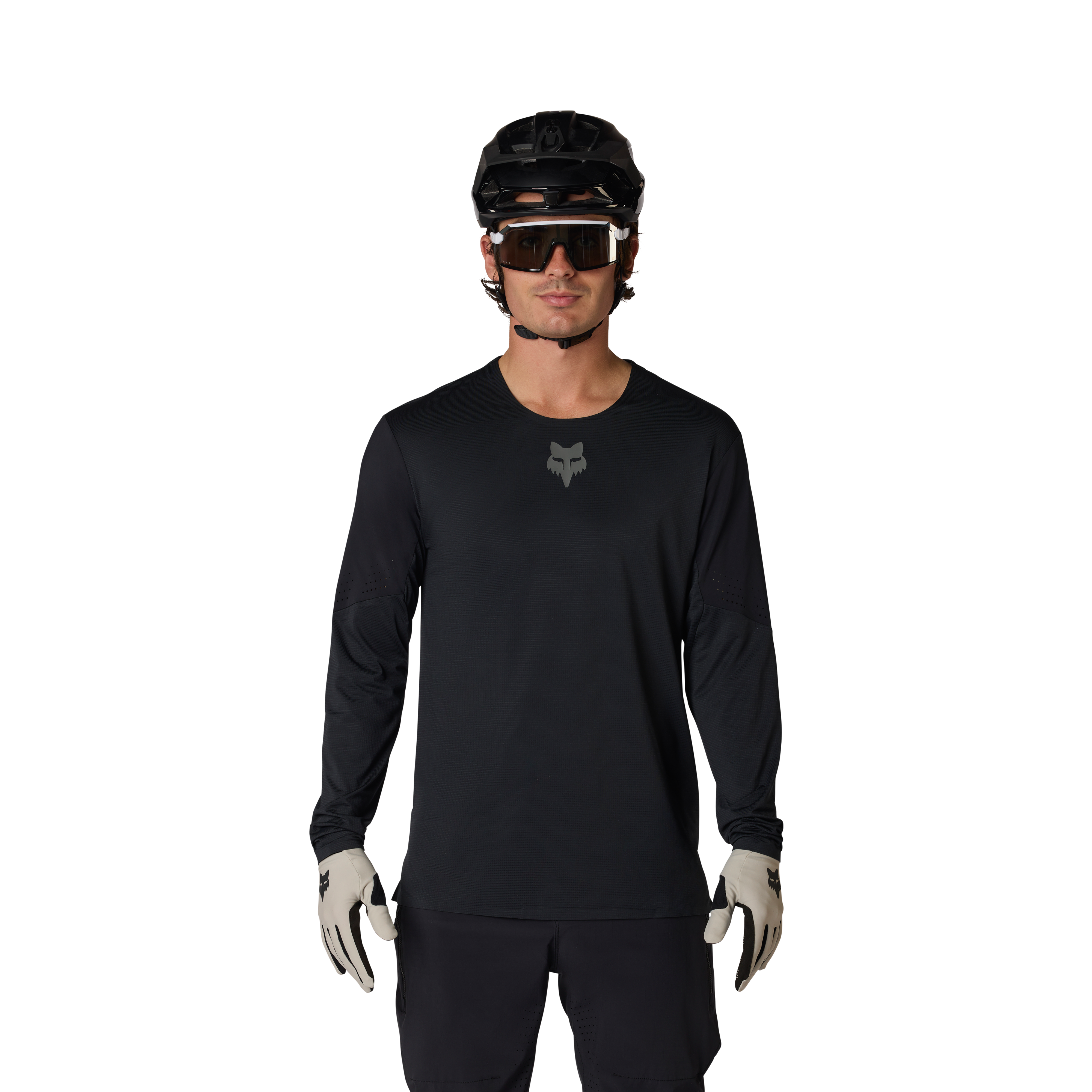 Fox Flexair LS Jersey Zwart