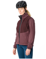 VAUDE Dames Wintry Jas V ruby dusk