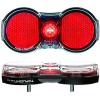 Busch + Müller Toplight Flat permanent batterij-achterlicht zwart/rood – aktuelle Variante