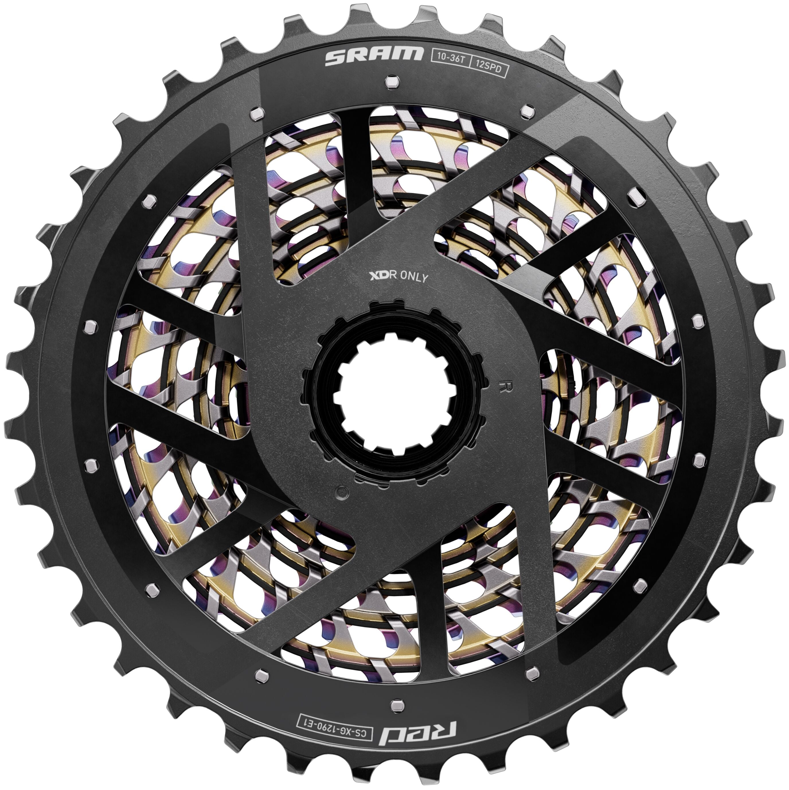 SRAM Cassette XG-1290 E1 X-Glide rainbow