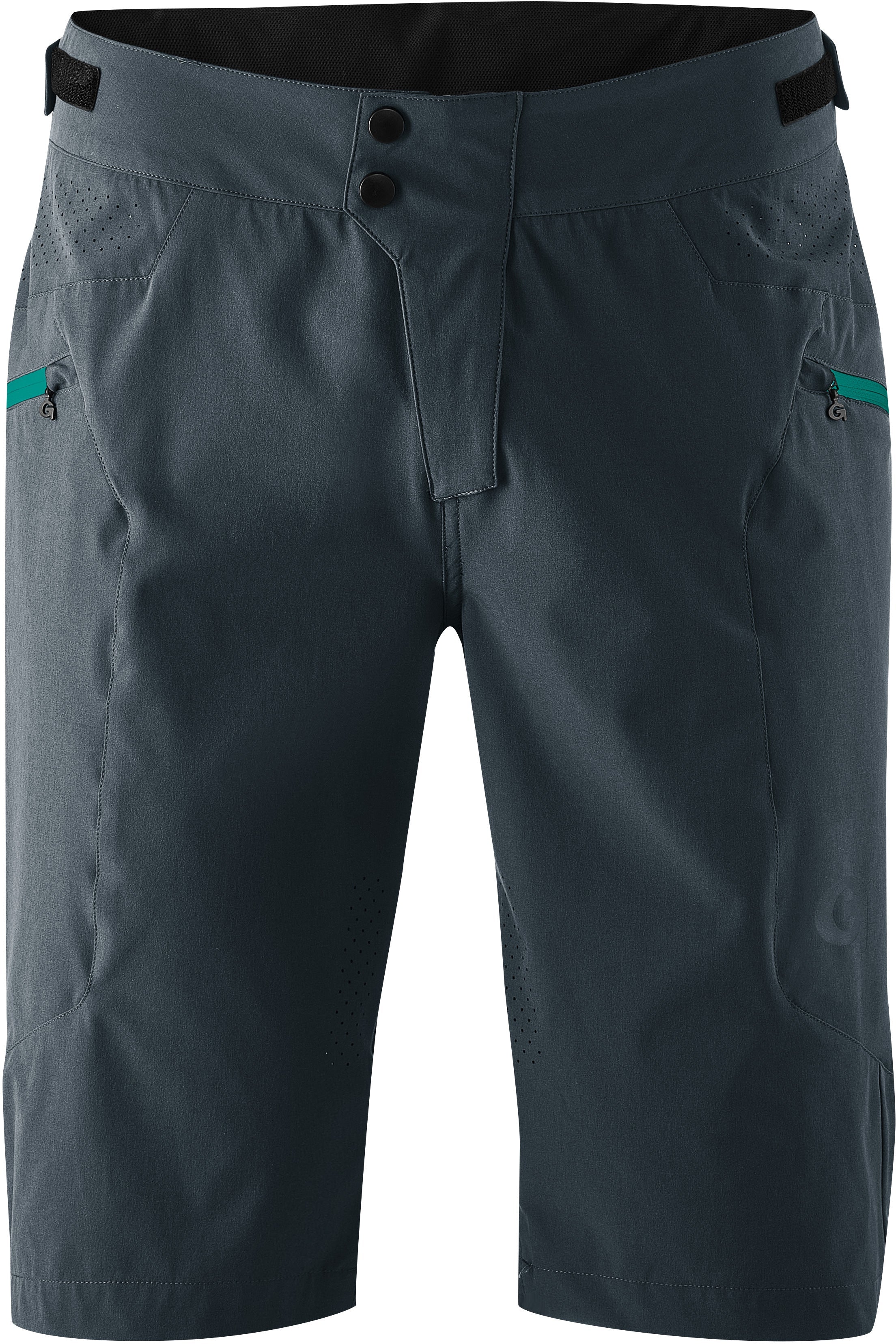 Gonso Valdes Fietsshorts Heren grijs