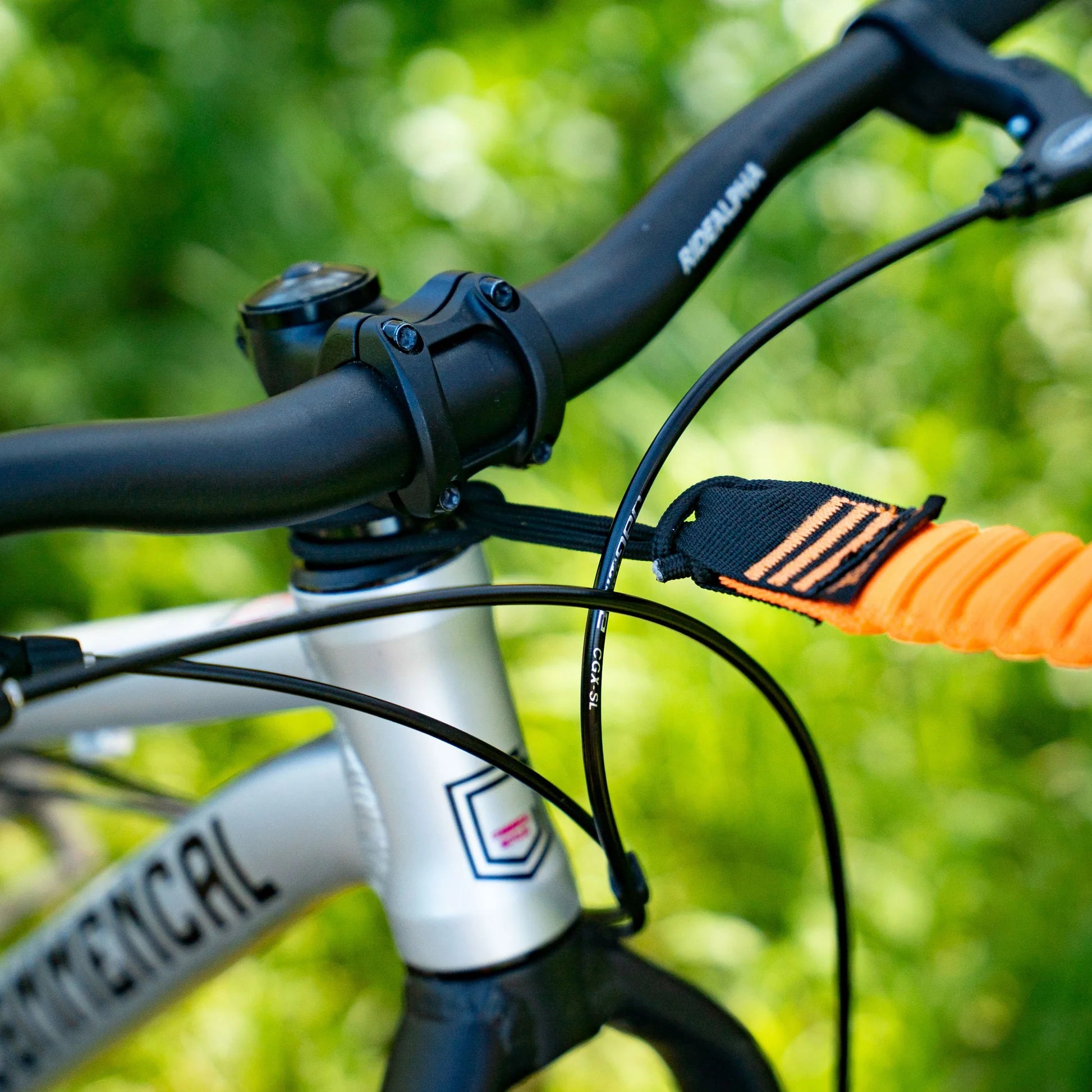 Kids Ride Shotgun MTB Sleepkabel 1,7 - 3,3m oranje