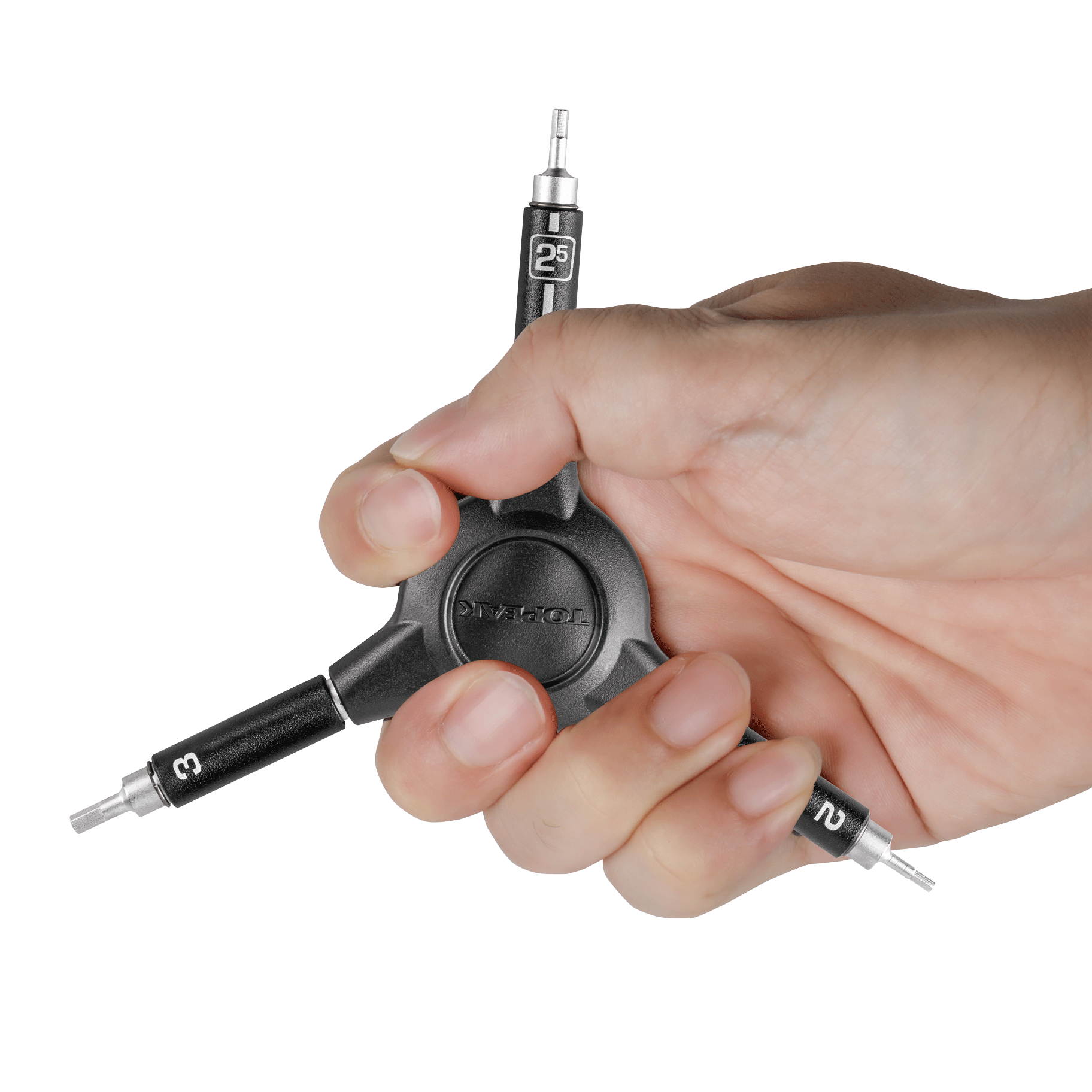 Topeak Y-Hex Speed Wrench, 2/2.5/3mm