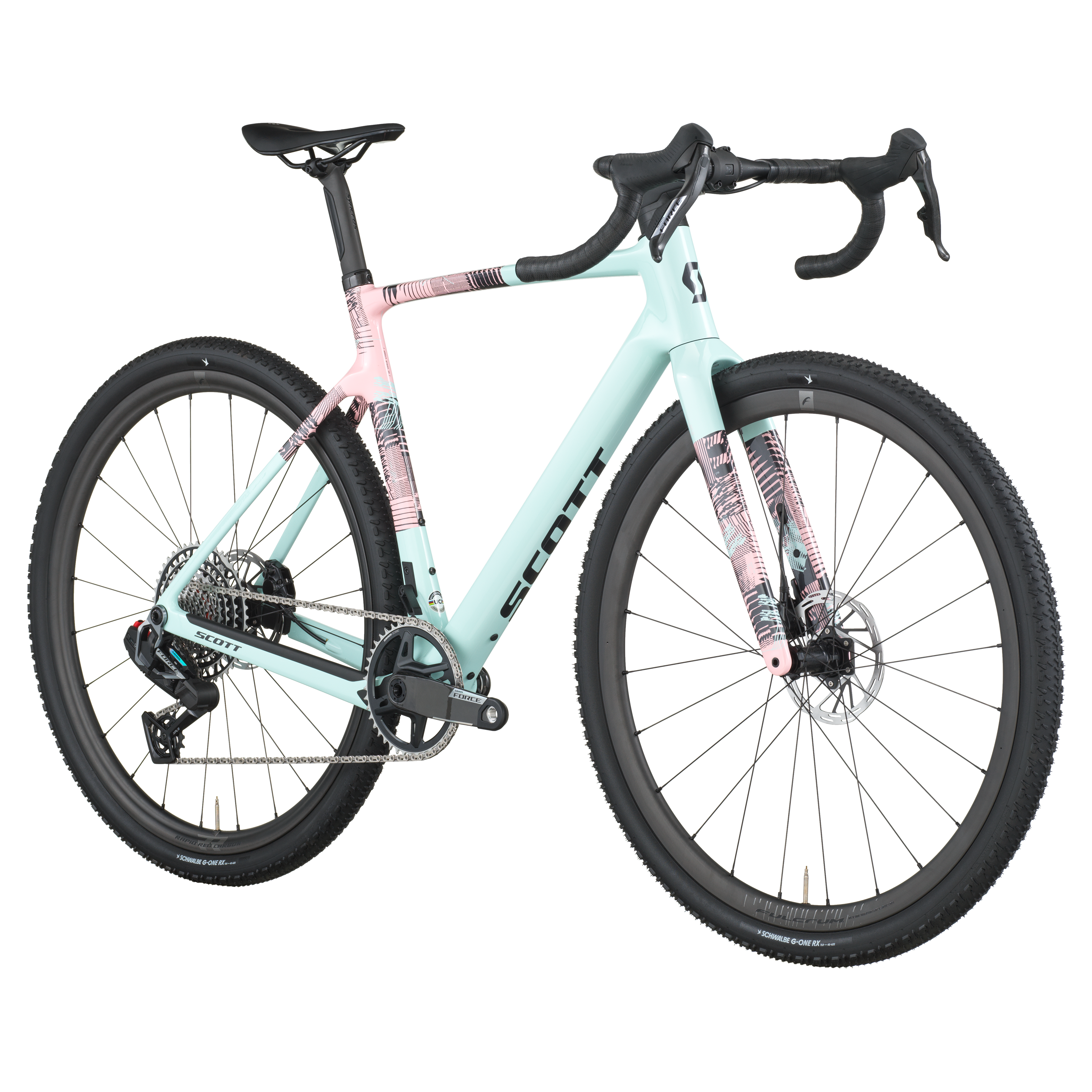 Scott Addict Gravel 10 gelato blauw/gelato roze