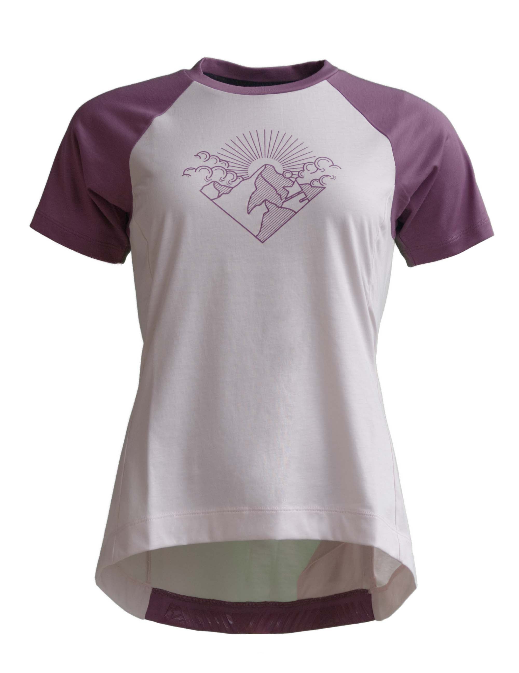 Zimtstern PureFlowz Shirt SS Dames Lila / Bes