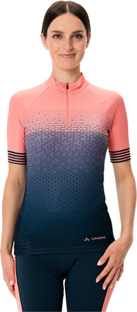 VAUDE Posta Half-Zip Jersey Dames blauw/roze – aktuelle Variante