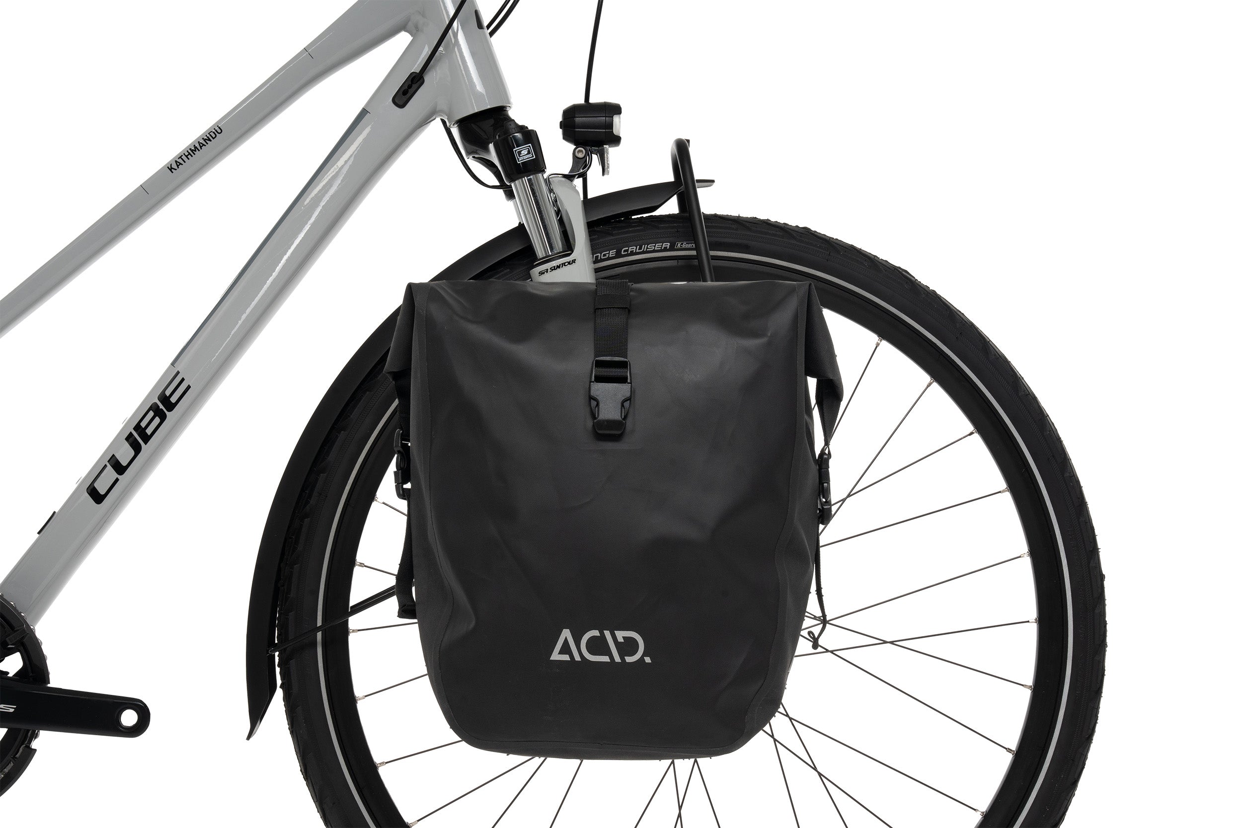 ACID Bagagedrager LOWRIDER Suspension TREKKING zwart