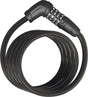 ABUS Numero 5510C/180 zwart SCMU spiraalkabelslot