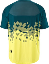 Gonso Mesores korte mouwen fietsshirt heren petrol/geel