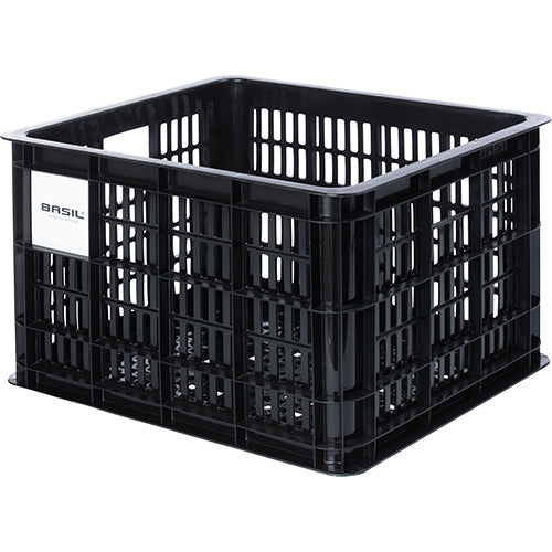 Basil Bagagedragermand CRATE M Multi System zwart