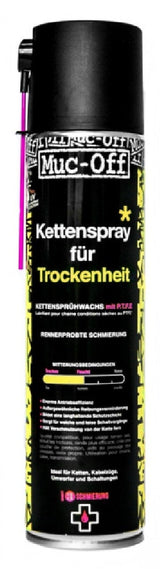 Muc-Off Dry PTFE Kettingolie Aerosol 400ml