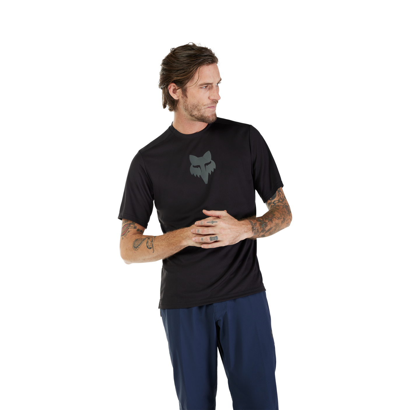 Fox Ranger SS Jersey Hoofd Zwart