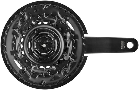 Shimano FC-MT101 crankstel 9-speed zwart