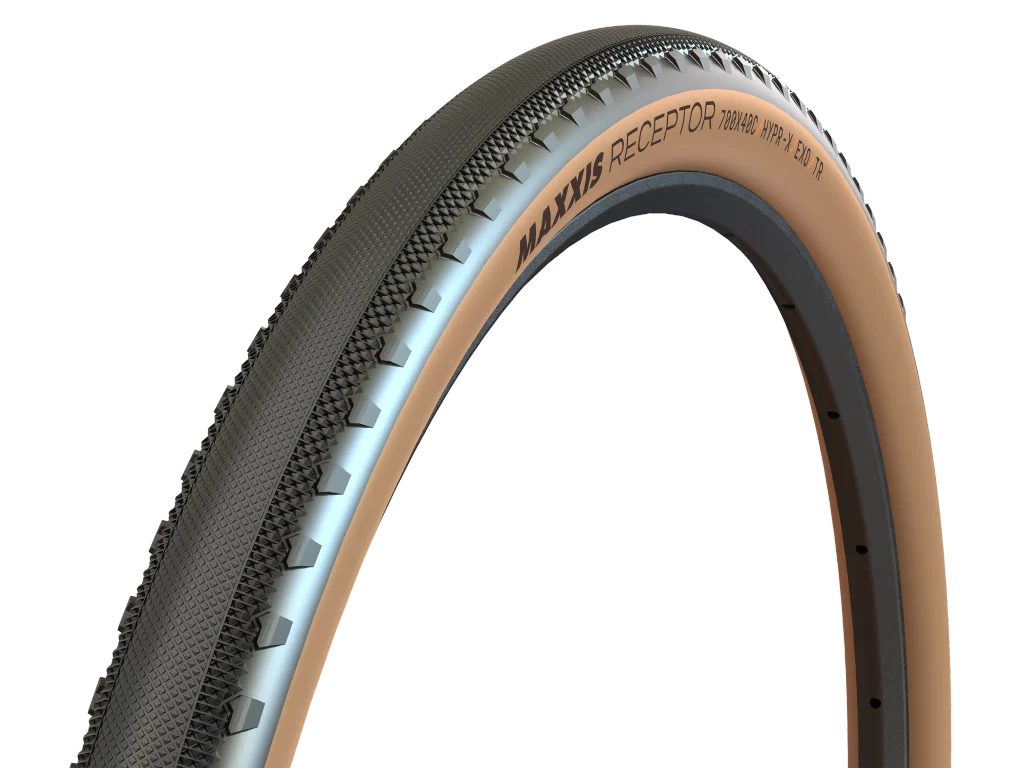 Maxxis Receptor Gen.2 band 28" EXO Protection, TR Tubeless Ready, HYPR-X Compound tanwall