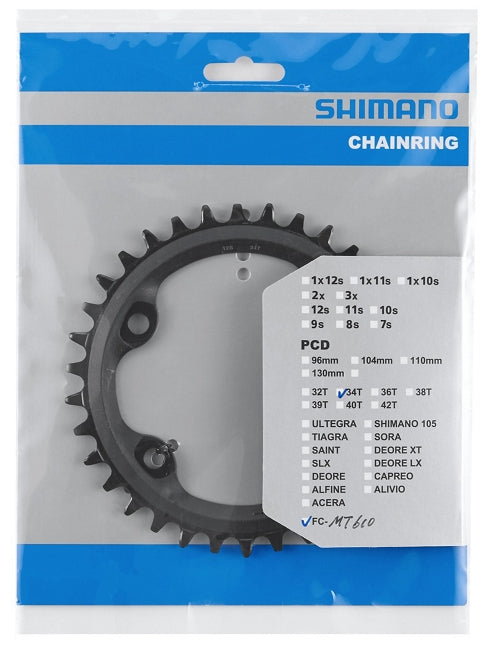 Shimano FC-MT610 kettingblad 12-speed zwart