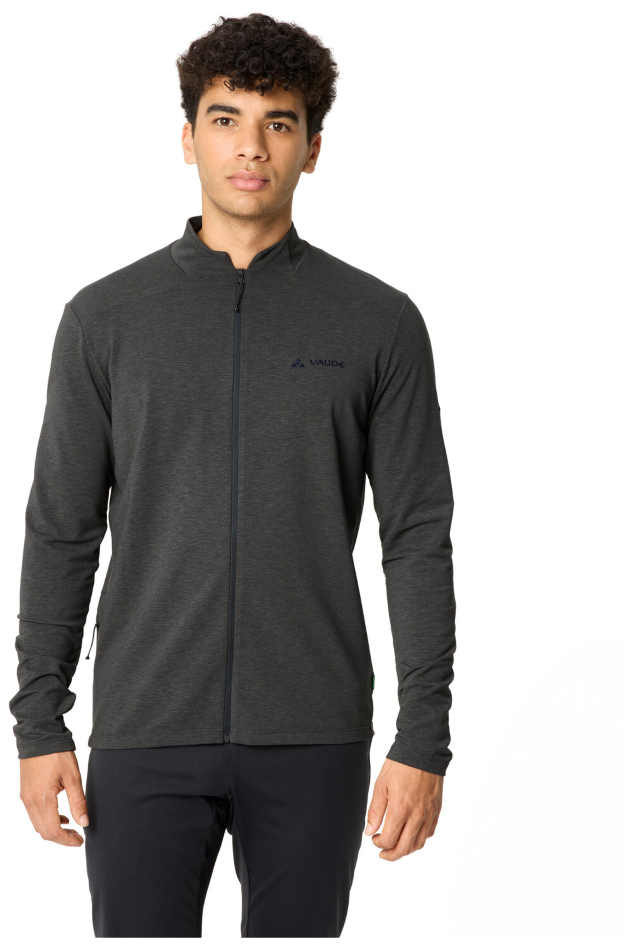 VAUDE Heren Wintry FZ LS-Shirt grafiet