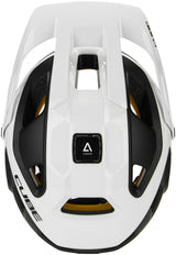 CUBE helm STROVER wit'n'zwart