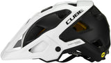 CUBE helm STROVER wit'n'zwart