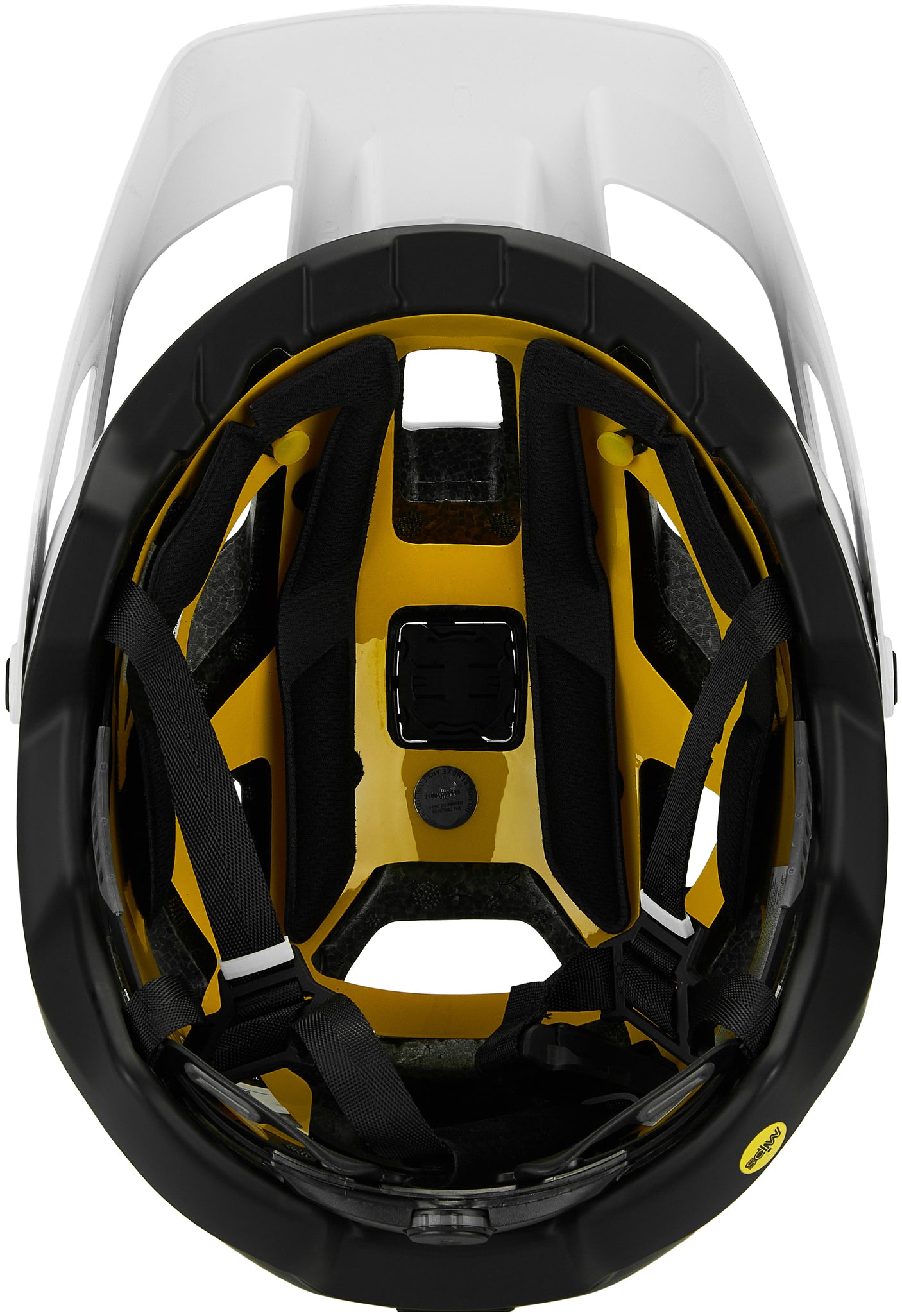 CUBE helm STROVER wit'n'zwart