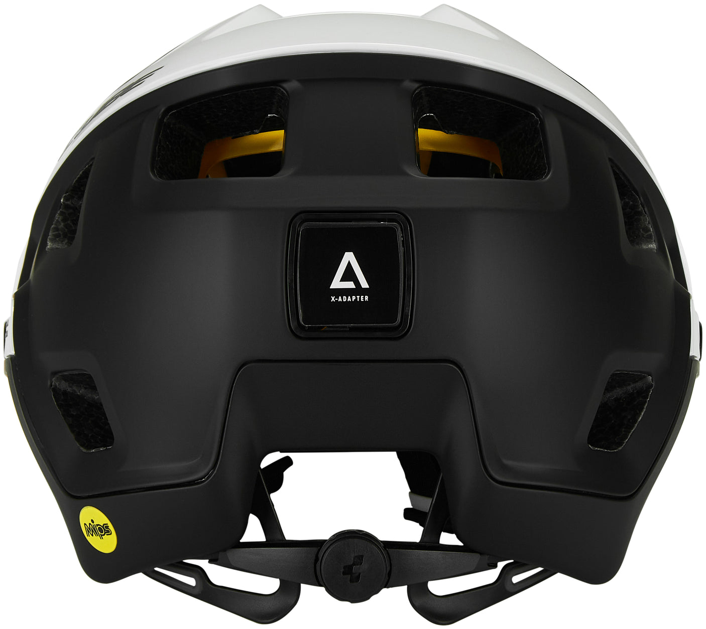 CUBE helm STROVER wit'n'zwart
