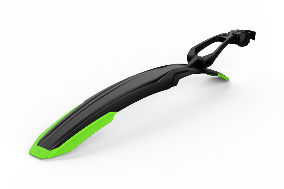 ACID spatbord VANE DISC achter 27,5" black´n´green