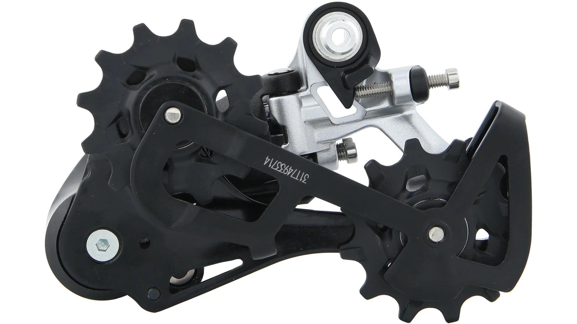 SRAM Rival 1 achterderailleur Type 3.0 lange kooi 11-speed zilver zilver/zwart
