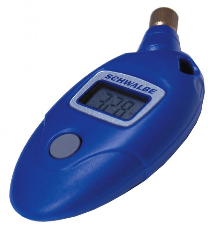 SCHWALBE Airmax Pro luchtdrukmeter blauw