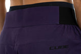 CUBE ATX WS Baggy Shorts CMPT incl. binnenbroek paars
