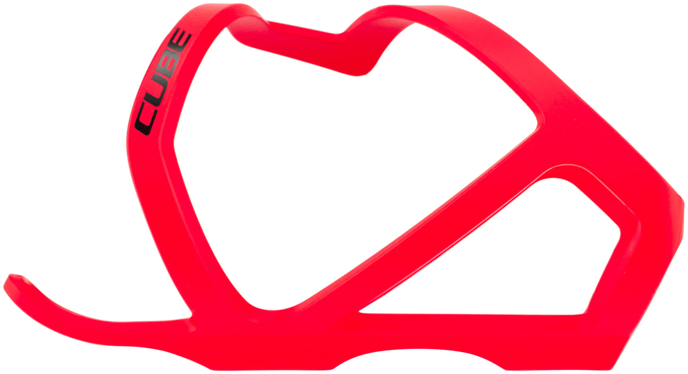 CUBE flessenhouder HPP Sidecage mat rood en glanzend zwart
